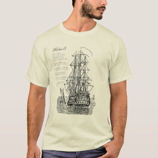 T-shirt Sea Shanty Whiskey O with Vintage Ship