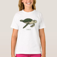 Sea turtle cartoon