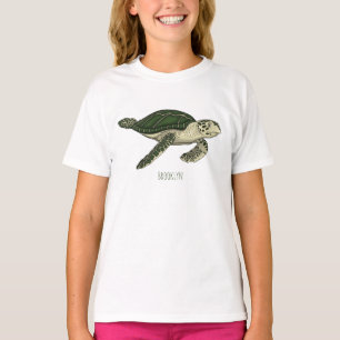 T-shirt Sea turtle cartoon