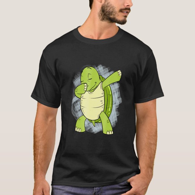 T-shirt Sea Turtle Dance Move Tee Disco Party (Devant)