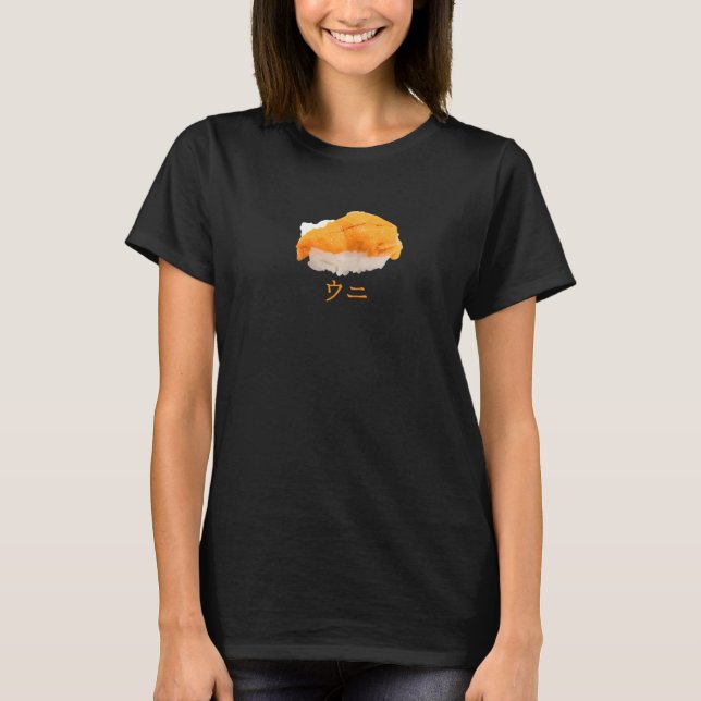 T-shirt Sea Urchin Sushi Nigiri Uni ニ) (Devant)