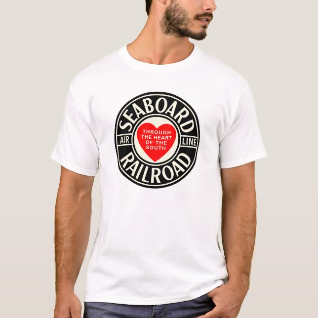 T-shirt Seaboard Coast Line Railroad (Devant)