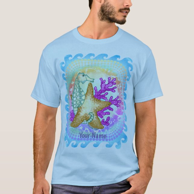 T-shirt Seahorse, amis de la mer (Devant)