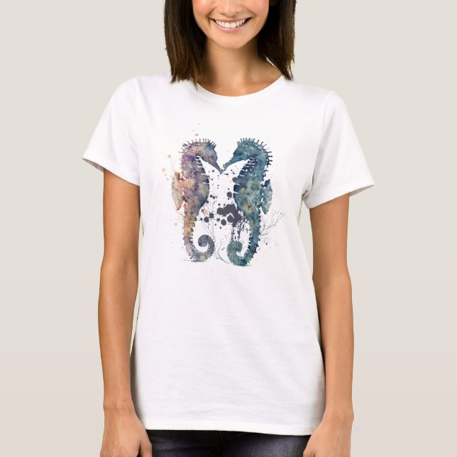 T-shirt Seahorse Love (Devant)
