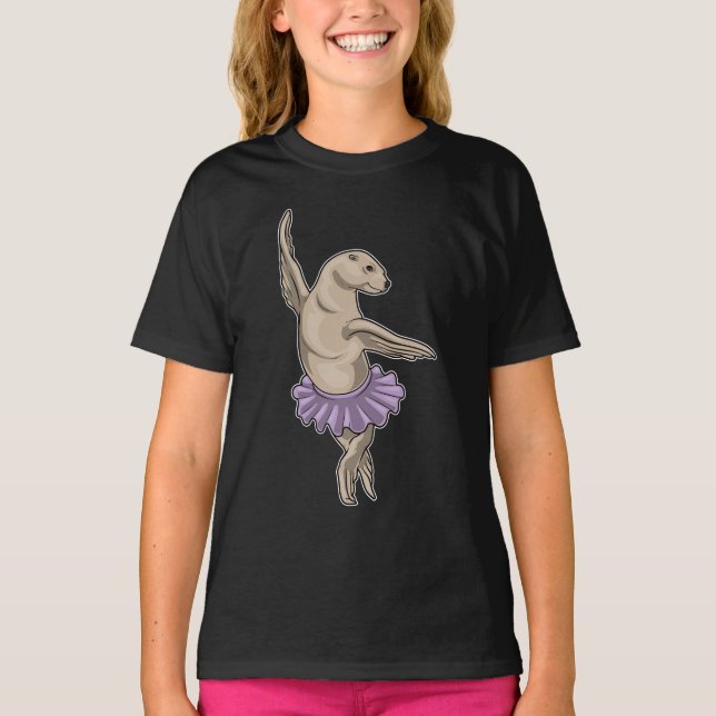 T-shirt Seal Ballerina Ballet Danse (Devant)