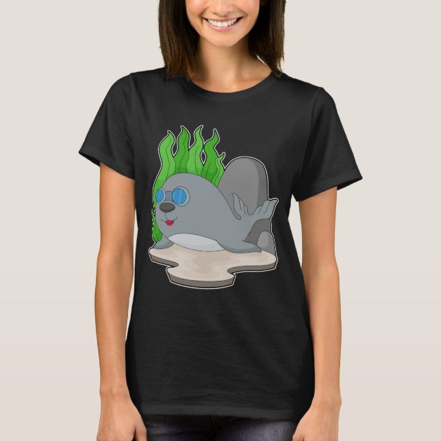 T-shirt Seal Diver lunettes de natation (Devant)