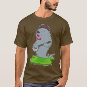 T-shirt Seal Musician Guitare Music