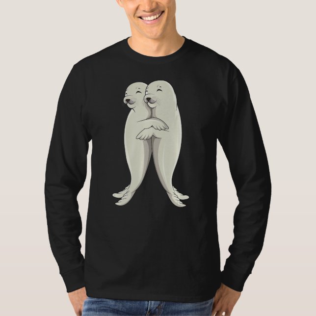 T-shirt Seal Sea Lion Seals (Devant)