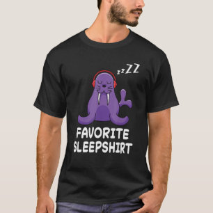 T-shirt Seal Seal Nap Sommeil dormant Pyjama nuit