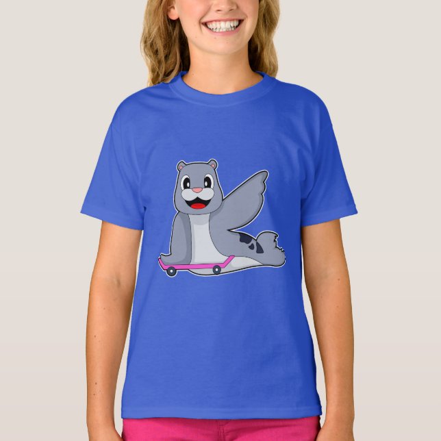T-shirt Seal Skater Skateboard (Devant)
