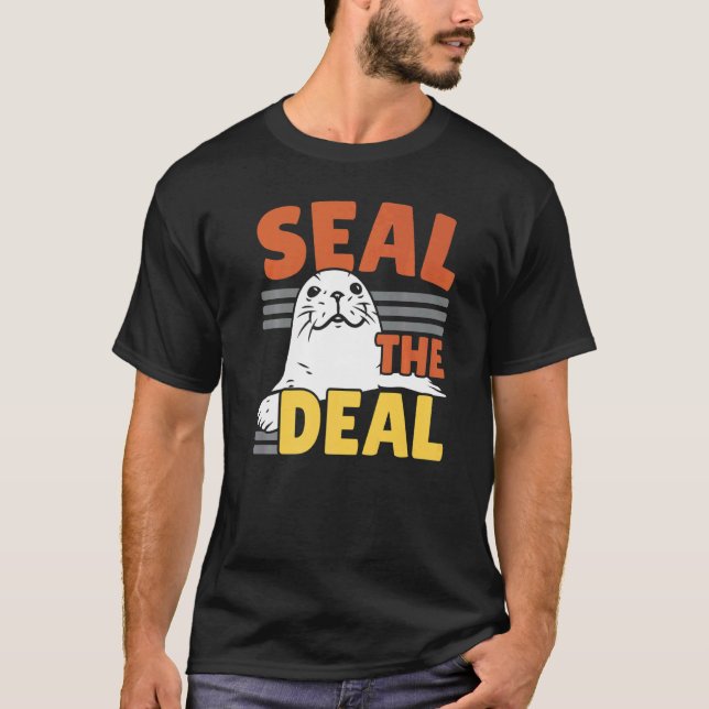 T-shirt Seal The Deal Underwater Animal Marine Biology Sea (Devant)
