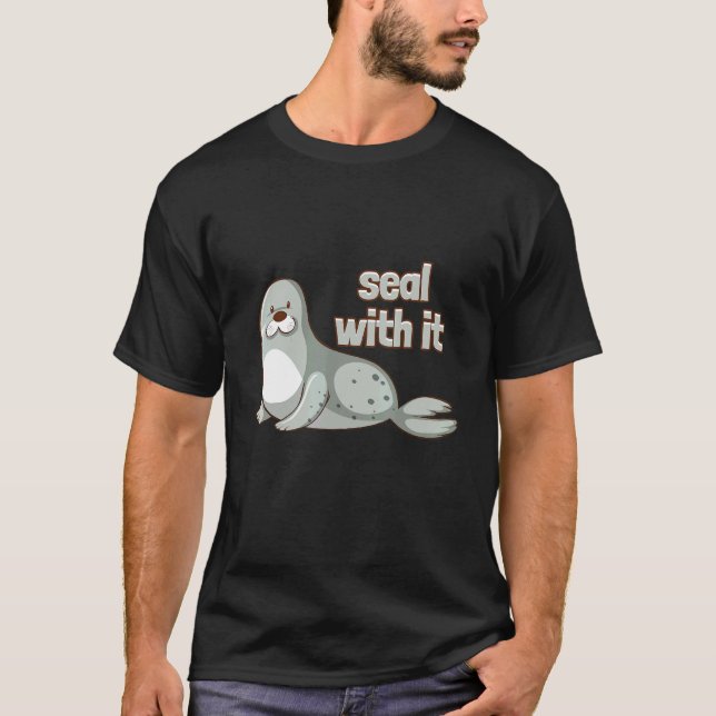 T-shirt Seal With It Ocean Sea Lion (Devant)