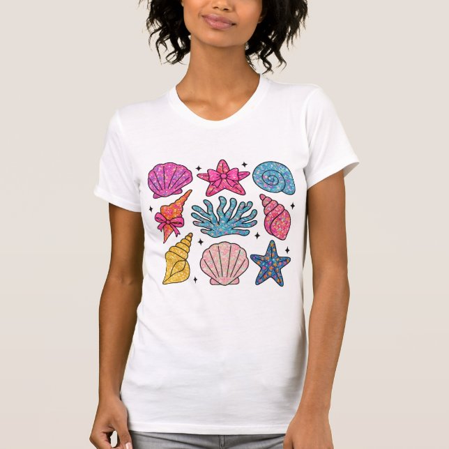 T-shirt Sealife shirt｜Coastal Summer shirt png｜Ocean (Devant)