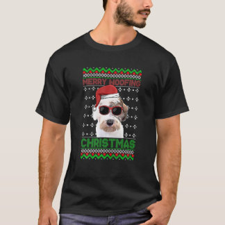 T-shirt Sealyham Terrier Chien drôle Merry Woofing Noël