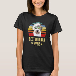 T-shirt Sealyham Terrier Meilleur Chien Papa Jamais Retro 