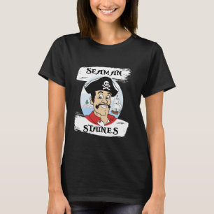 T-shirt Seaman Staines - Pas Capitaine Pugwash Rétro Vinta