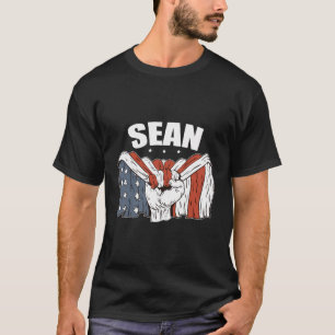 T-shirt Sean Anniversaire Patriotique Prénom Personnalisé
