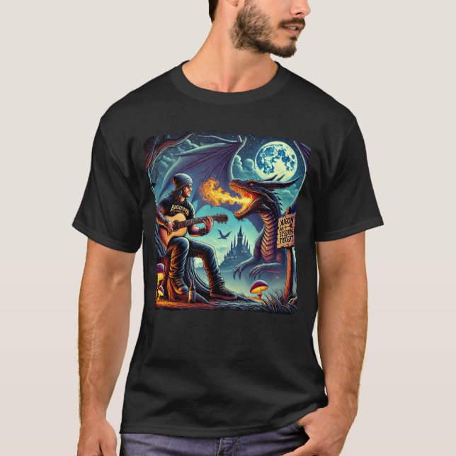 T-shirt Séance de confiture de dragon d'Imaginaire - Drago (Devant)