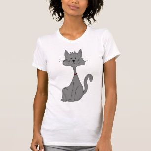 T-shirt Séance grise de chat