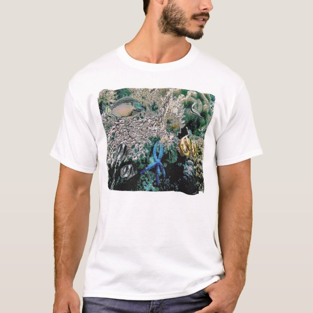 T-shirt seastar bleu (Devant)