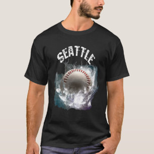 T-shirt Seattle Baseball Retro