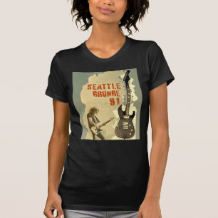 T-shirt Seattle Grunge Music 1991