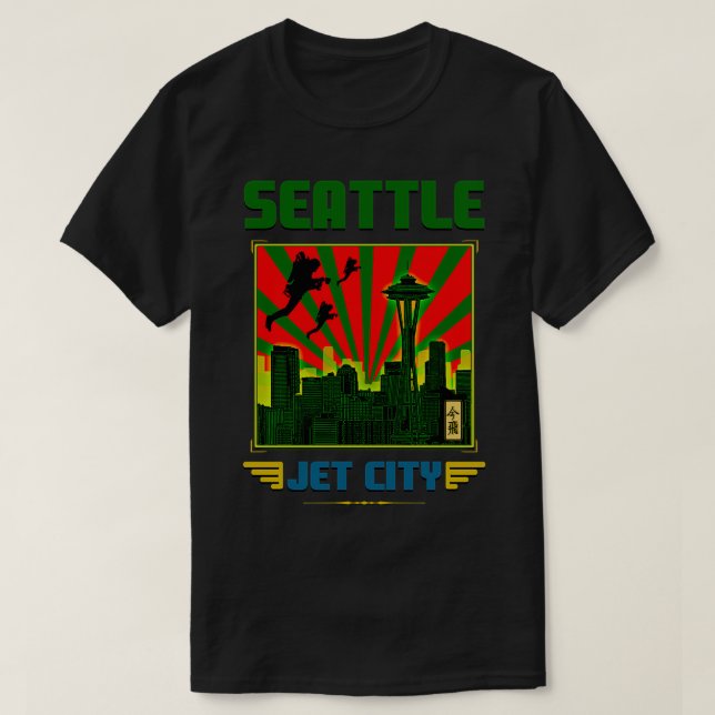 T-SHIRT SEATTLE JET (Design devant)