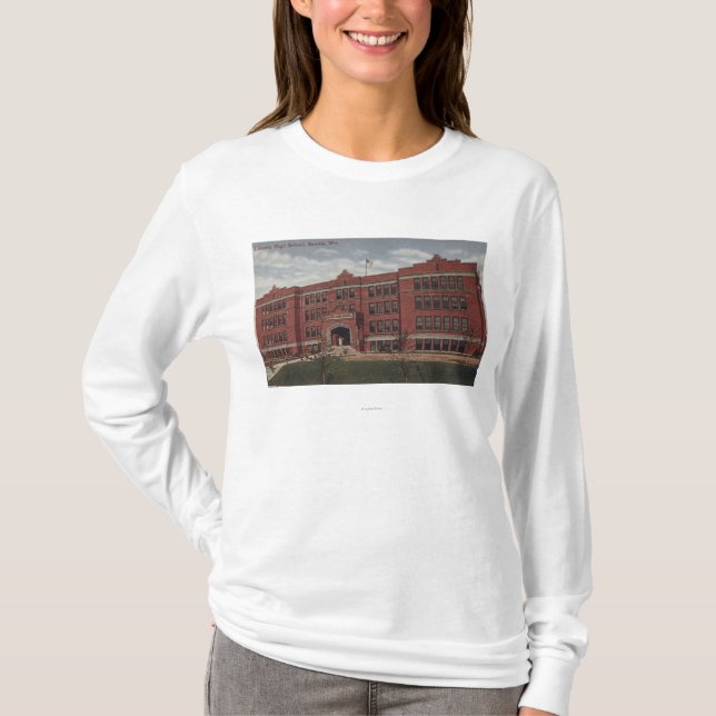 T-shirt Seattle, lycée de WALincoln (Devant)