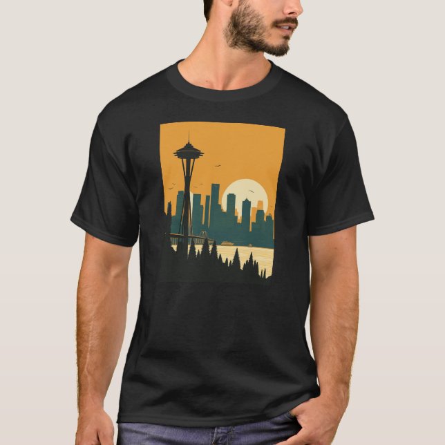 T-SHIRT SEATTLE N° 1 (Devant)