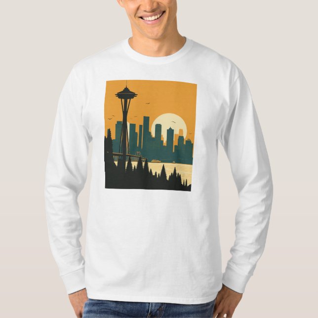 T-SHIRT SEATTLE N° 1 (Devant)