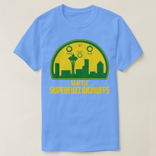 T-shirt Seattle Superfuzz Grunge Music Hommage (Design devant)