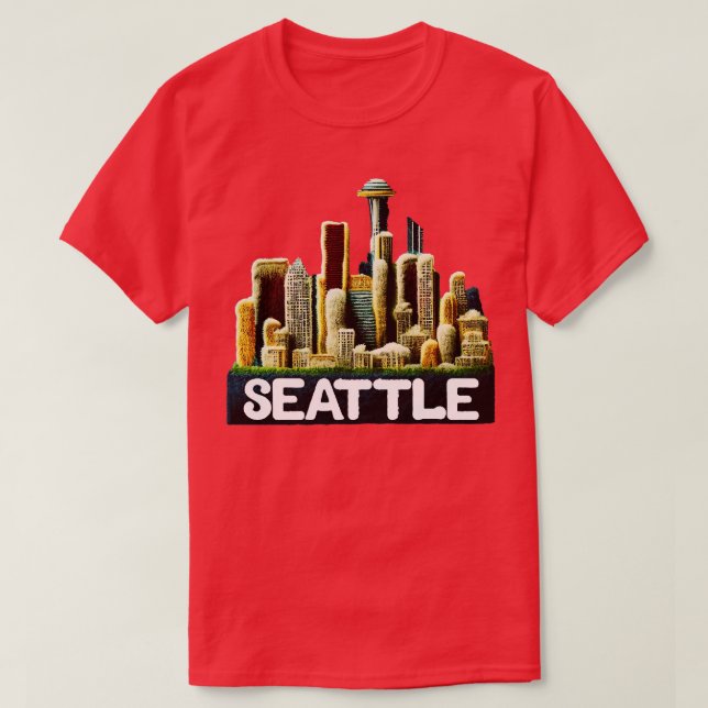 T-shirt Seattle Washington (Design devant)