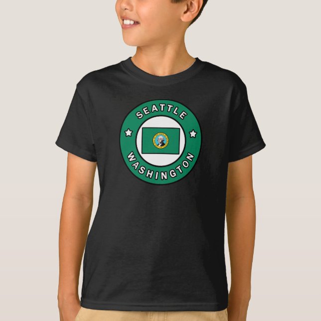 T-shirt Seattle Washington (Devant)