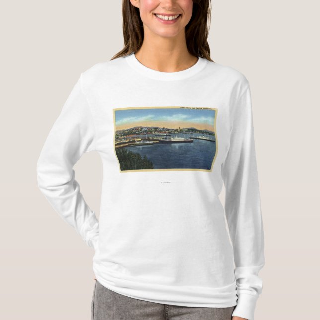 T-shirt Seattle, Washington - vue de Smith (Devant)