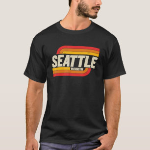 T-shirt Seattle Washington Wa City Vintage