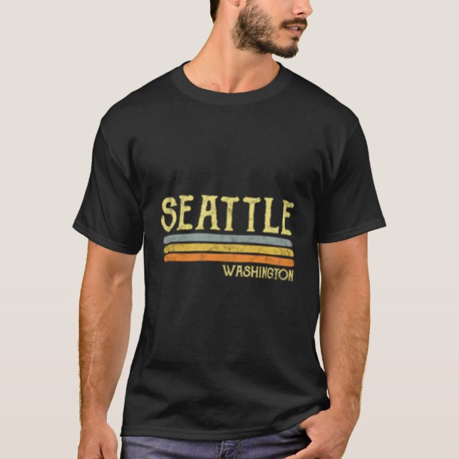 T-shirt Seattle Washington Wa Love (Devant)