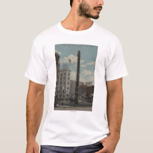 T-shirt Seattle, WATotem Polonais au carré de pionnier