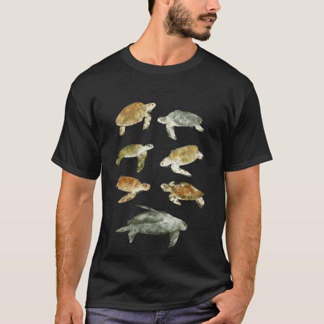 T-shirt Seaurtles girl (Devant)