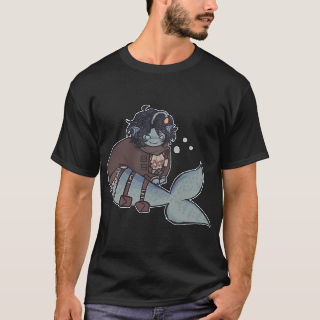 T-shirt Sebastian Solace Jeu d'horreur mignon (Devant)