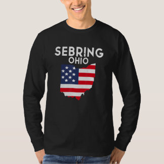 T-shirt Sebring Ohio USA State America Travel Ohioan