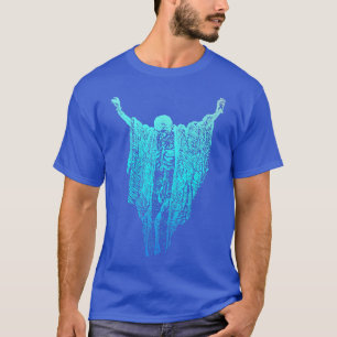 T-shirt Sec BonesPastel Goth Gradient Skeleton Spiritua