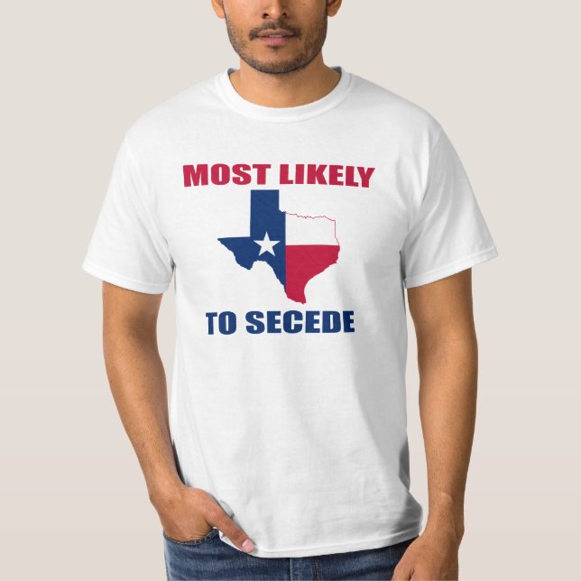 T-shirt Secession du Texas (Devant)