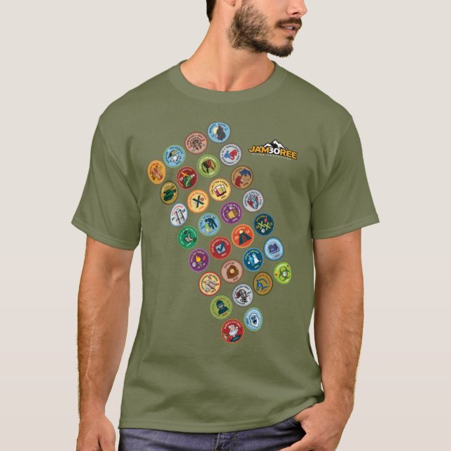 T-Shirt Sécheur Chug Merit Badge Sash (Devant)