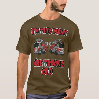 T-shirt Second Birthday Firefighter