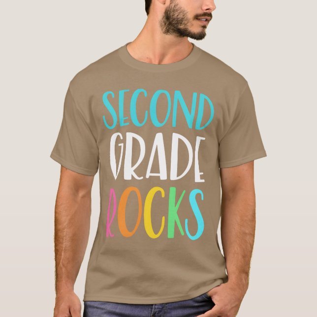 T-shirt Second grade rocksee family (Devant)