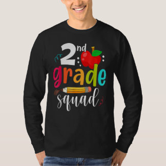 T-shirt Second Grade Squad Back To School 2nd Graders Tea