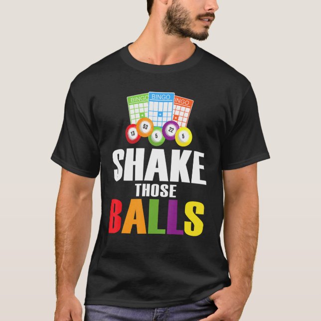 T-shirt Secouez ces boules Funny Bingo  Funny Bingo 1 (Devant)