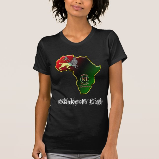 T-shirt Secouez-le fille (Devant)