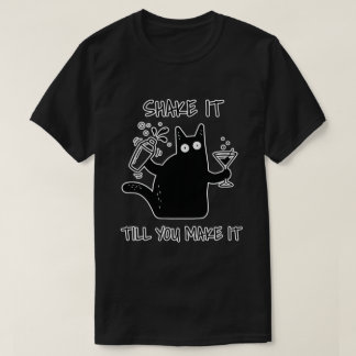 T-shirt Secouez-le jusqu'à ce que vous en fassiez un chat