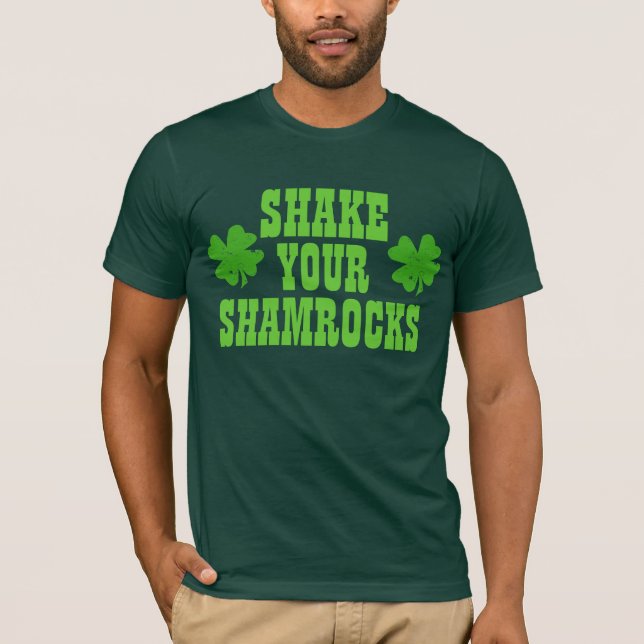 T-shirt Secouez vos shamrocks (Devant)